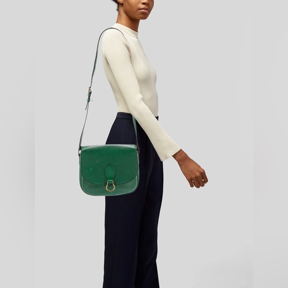 Louis Vuitton Handbags - Louis Vuitton Green Saint Cloud Epi Crossbody, Great Vintage Condition